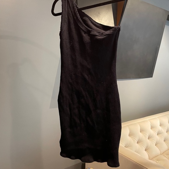 Urban Outfitters Dresses Urban Outfitters One Shoulder Lbd Poshmark